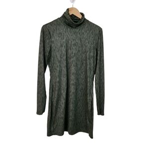 Title Nine Green Long Sleeve Getaway Turtleneck Dress Sz M